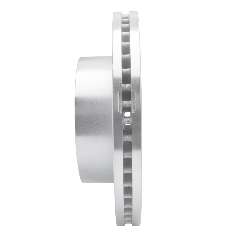 Nissan Titan XD Brake Rotor (1) - Front Left - R1 Concepts - Drilled & Slotted - Silver - `16-`24